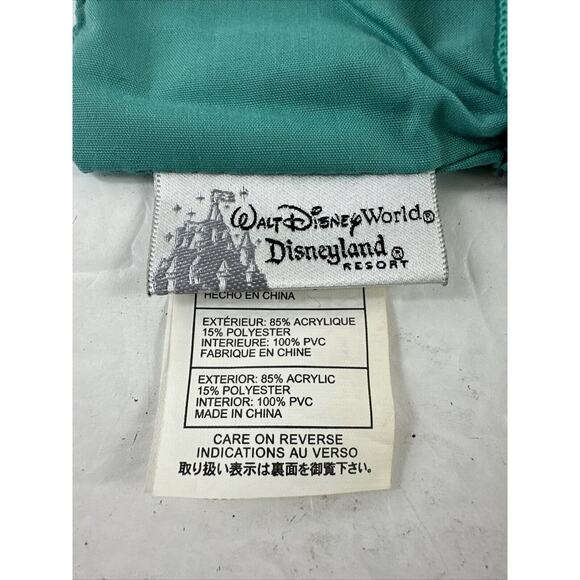 Walt DisneyWorld Disneyland Tinkerbell Wallet Multi Colored Plaid 4” X 6” GUC - Picture 12 of 16